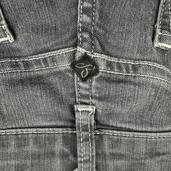 Prana Kayla Fitted Performance Jeans Gray Size 10 Organic Cotton Outdoor - Picture 8 of 10